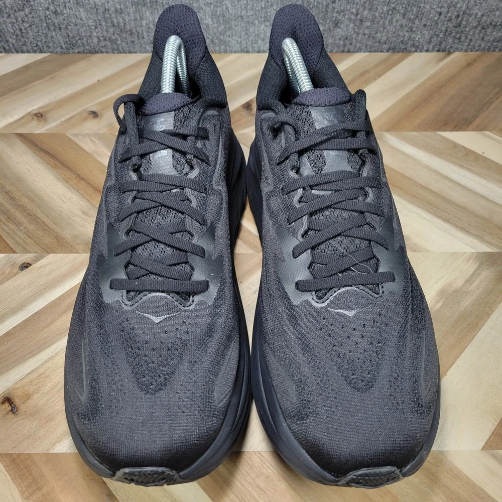 Hoka One One HOKA Clifton 10 Triple Black Size 13 D Sneakers Comfort Cushioned